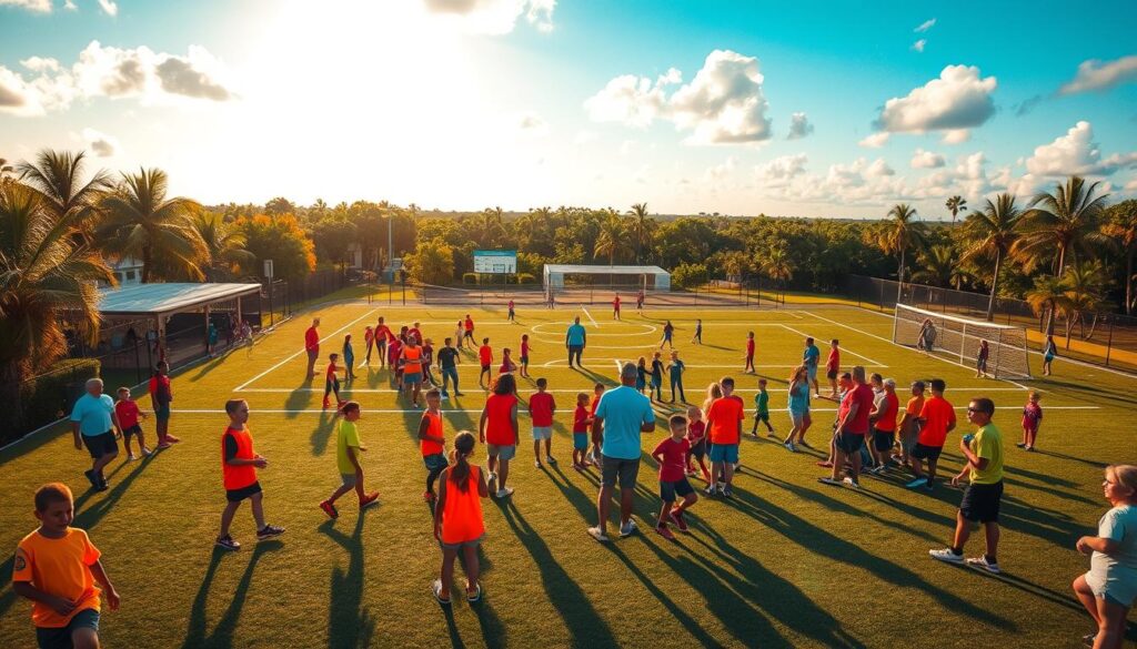 Sports camps for young athletes