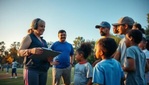 Youth league coaches and mentors